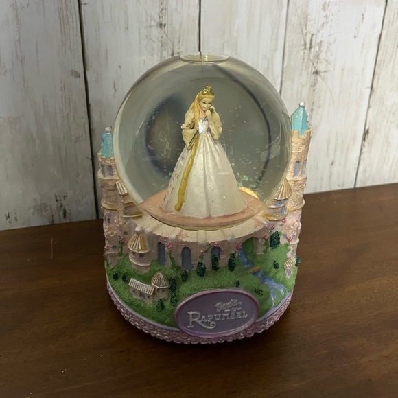 Disney Other - Disney Rapunzel Snow Globe‎ with White and Gold Dress
